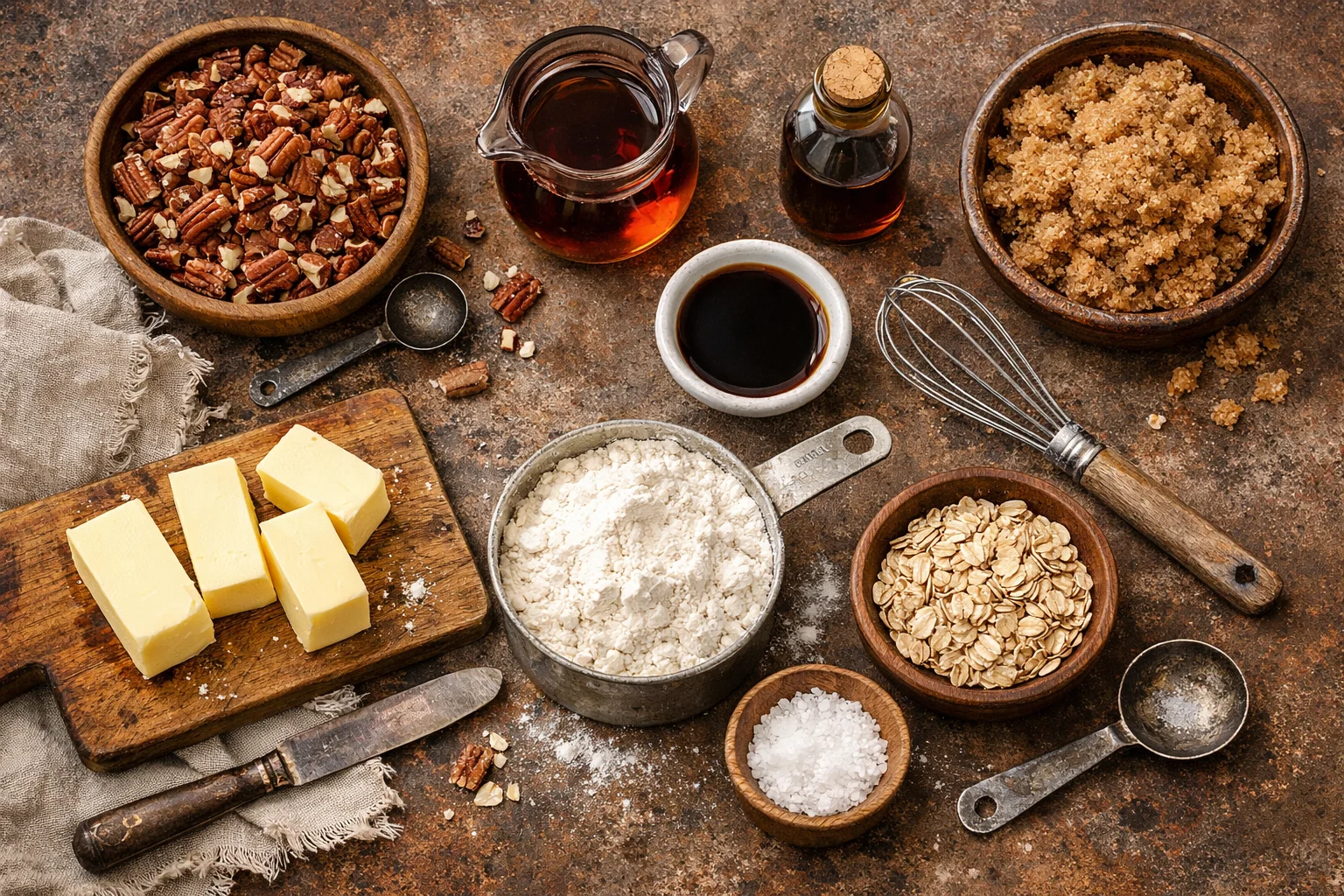 Sweet & Simple Small-Batch Maple Pecan Crunch Bars