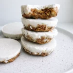 Delicious No-Bake Lemon Coconut Freezer Pie (Mini) ready to be served.