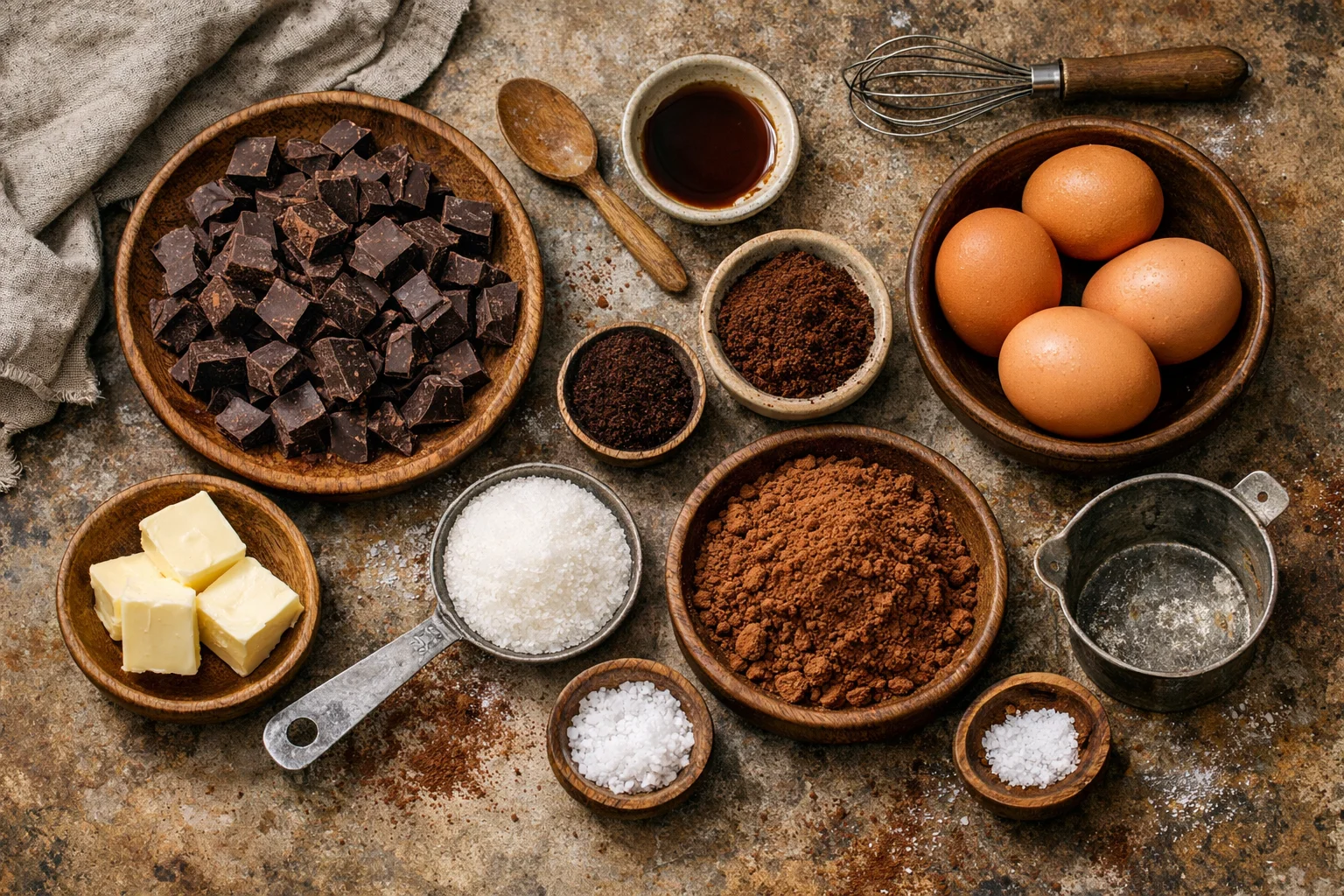 Flourless Espresso Chocolate Snack Cake