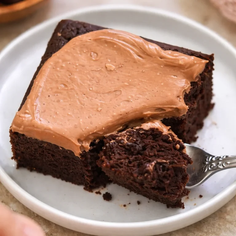 Delicious Healthy Zucchini Chocolate Snack Cake made without sugar, showcasing its moist texture.
