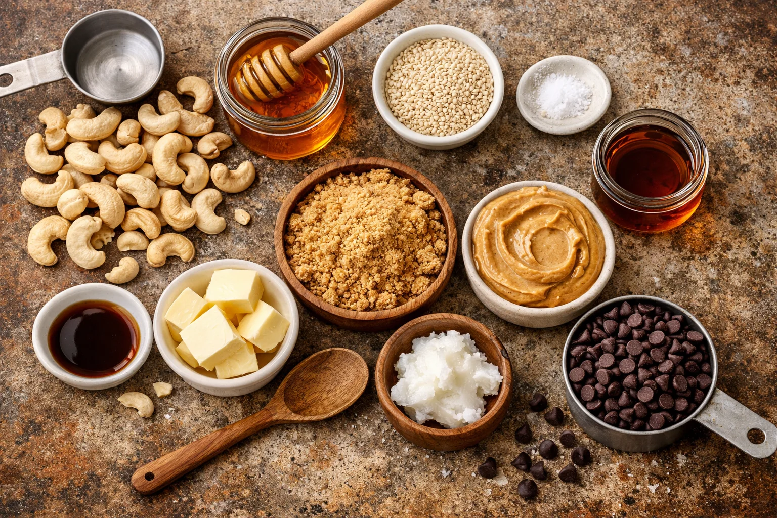 Delicious No-Bake Cashew Crunch Dessert Bars You&rsquo;ll Love