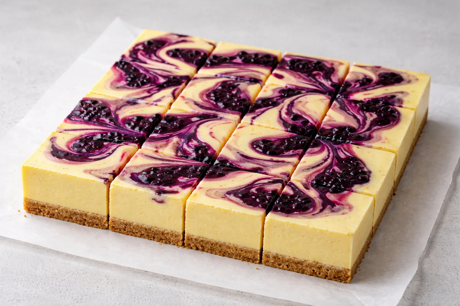 Delicious No-Bake Frozen Vanilla Protein Cheesecake Squares