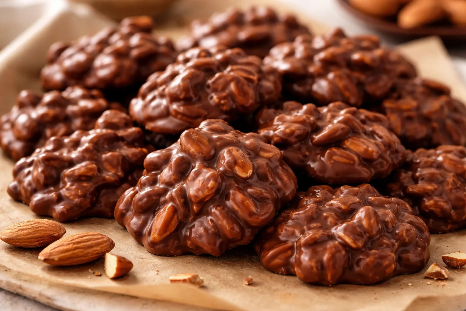 No-Sugar Chocolate Almond Crunch Clusters