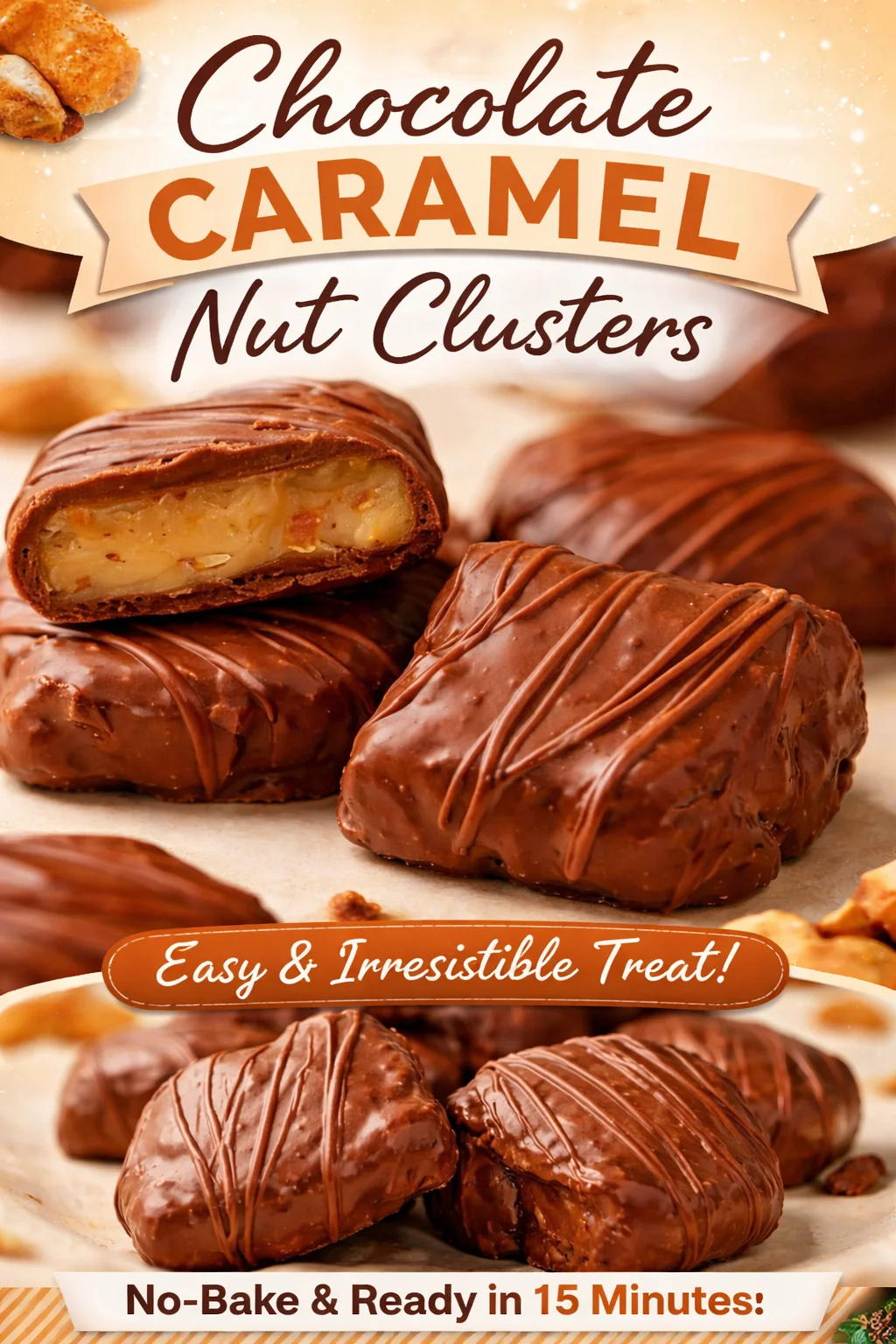 Delicious No-Sugar Chocolate Almond Crunch Clusters Treats