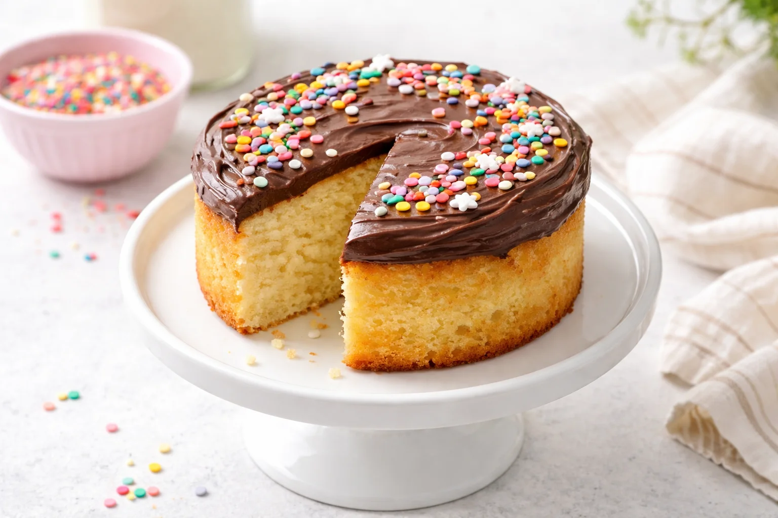 Delicious Small-Batch Almond-Free Vanilla Snack Cake Recipe
