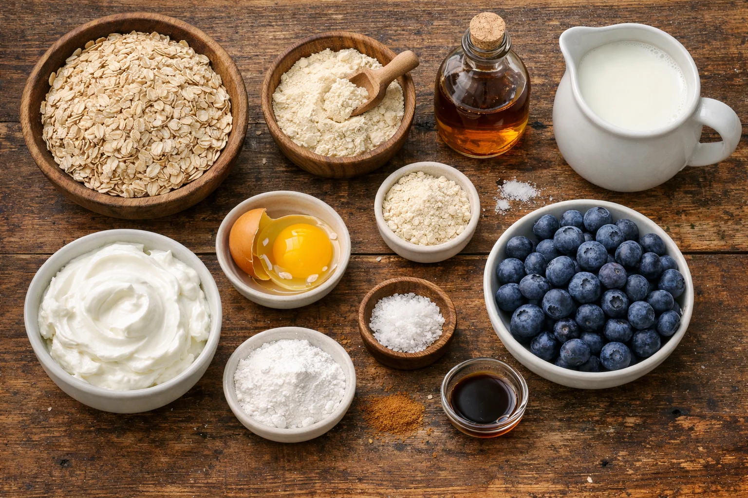Delicious Small-Batch Baked Protein Oatmeal with Blueberries