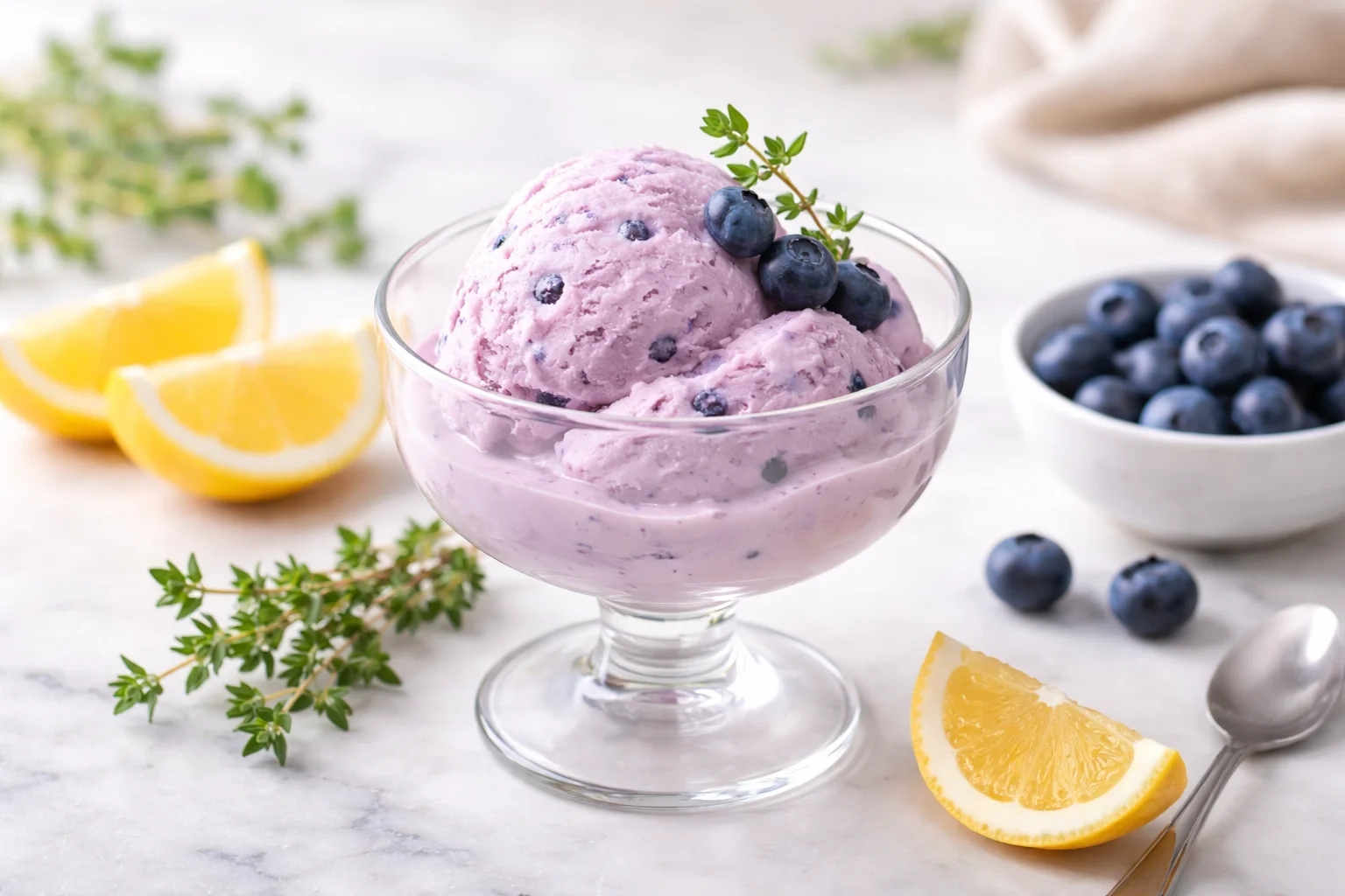 Delicious Small-Batch Blueberry Yogurt Ice Cream Cups to Savor