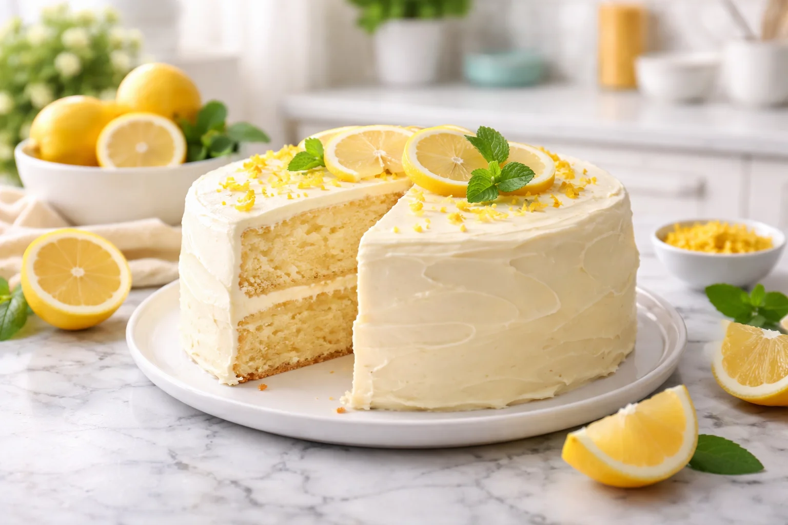 Delicious Small-Batch Cottage Cheese Lemon Cake Recipe
