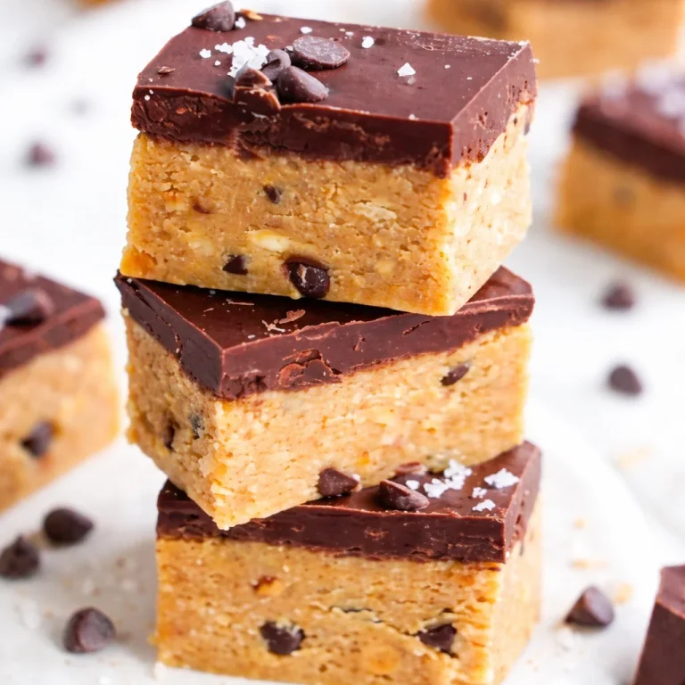 Healthy Peanut Crunch Squares made with natural ingredients, no flour, and gluten-free.