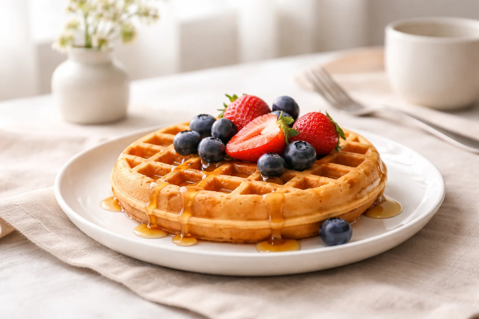 Flourless Protein Waffles (Almond-Free Option)