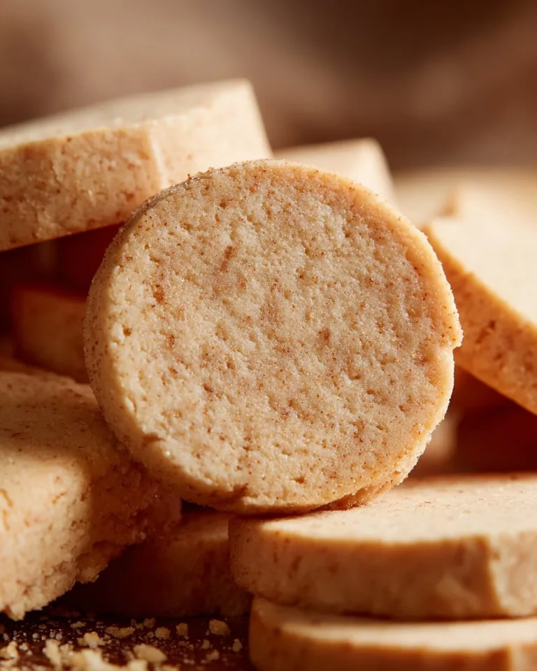 Delicious Ginger Spice Shortbread Cookies on a plate for a festive treat