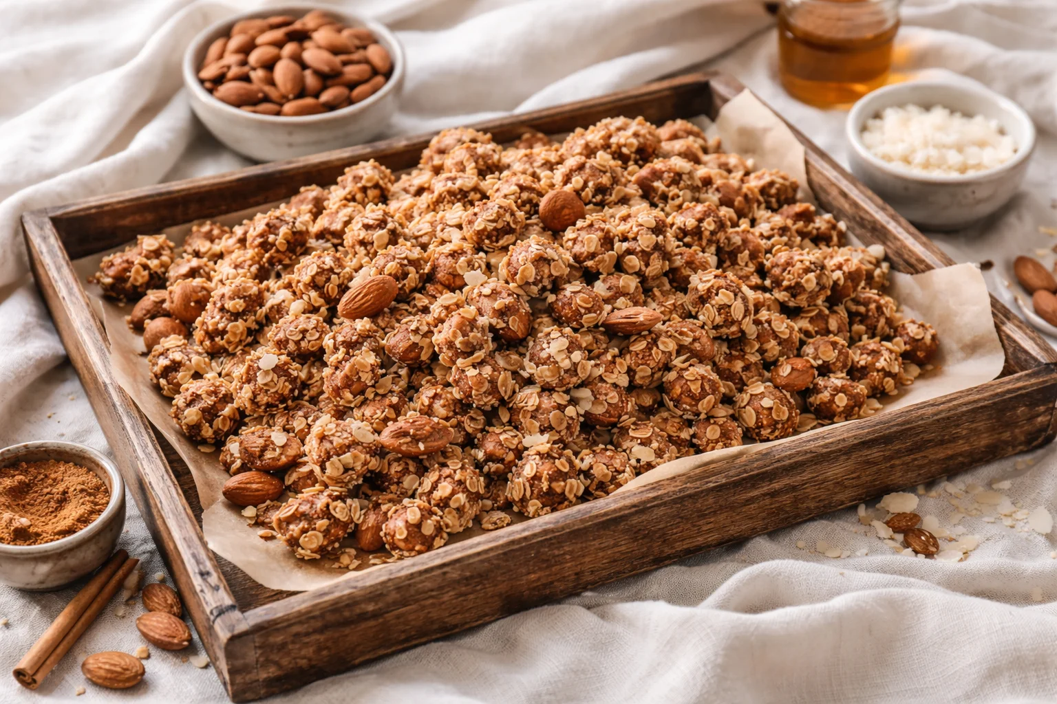 Irresistible Small-Batch Cinnamon Toast Almond Clusters