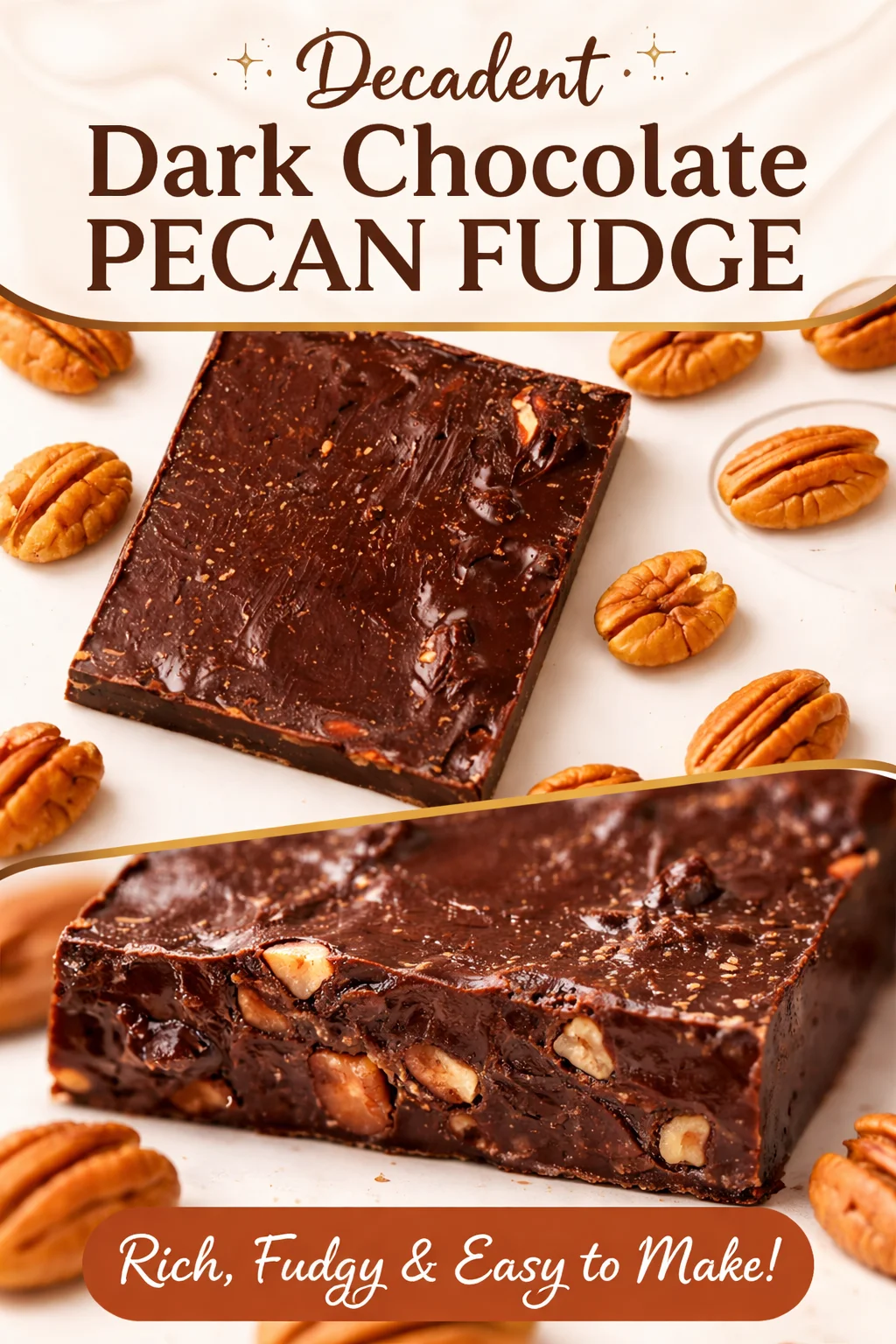 Small-Batch Dark Chocolate Pecan Bark