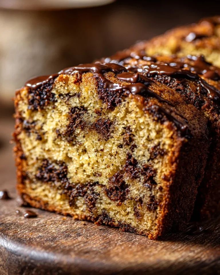 Mocha Chip Loaf Cake with chocolate chips and coffee flavor