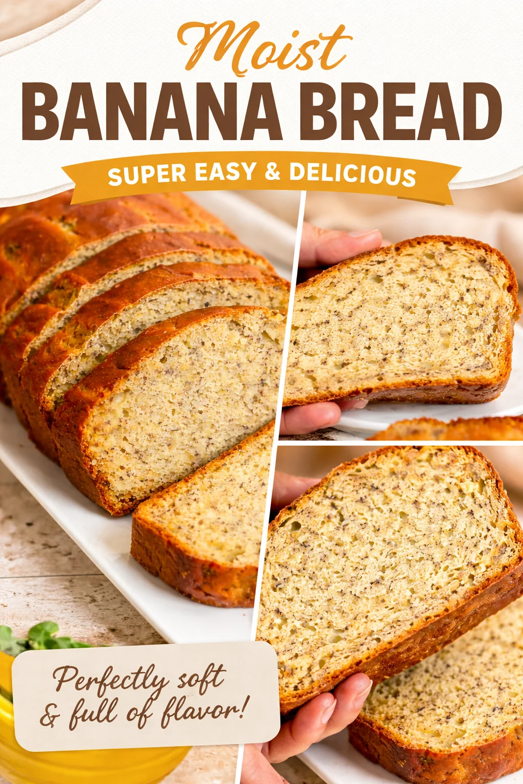 Moist and Delicious Flourless Banana Yogurt Cake Recipe