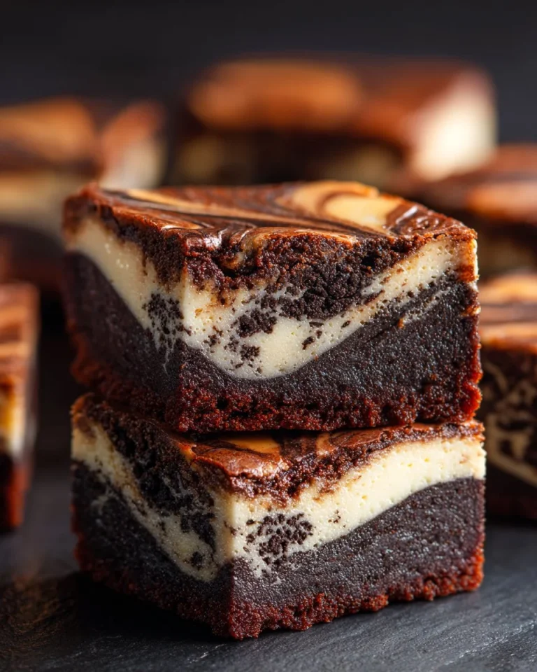 Delicious Oreo Cheesecake Brownies topped with crushed Oreos and cream cheese frosting.