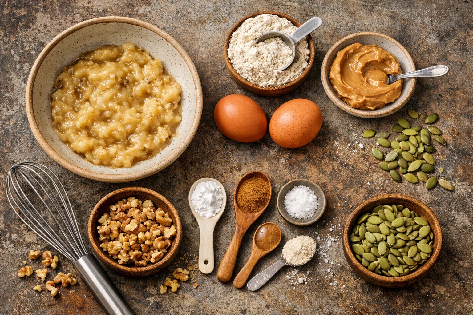 Savory Flourless Protein Banana Bread Mini Loaf Delight