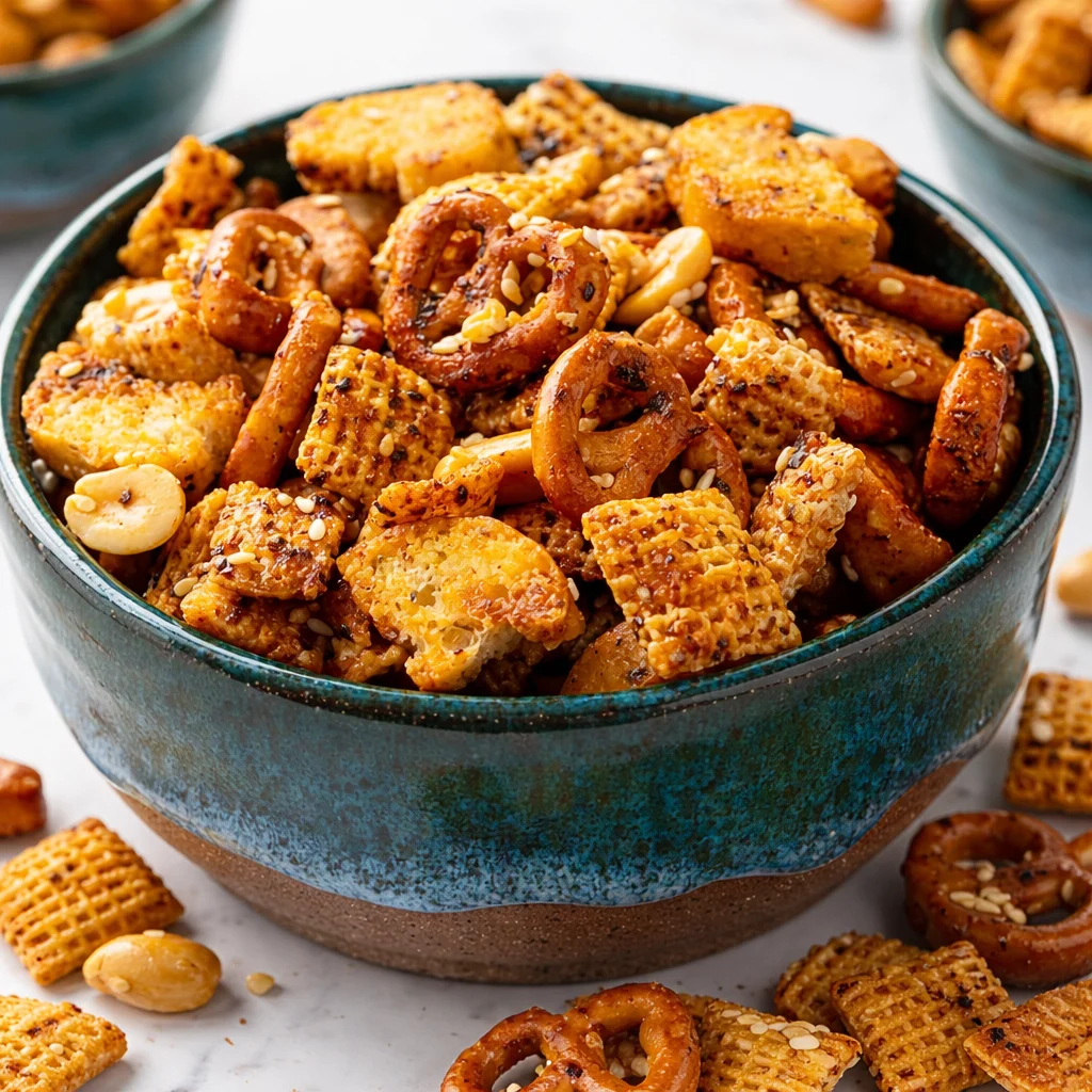 Small-Batch Honey Roasted Nut Snack Mix with fresh, wholesome ingredients.