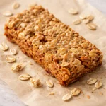 Small-Batch Maple Cinnamon Granola Bars made with no refined sugar, oats, and nut butter.