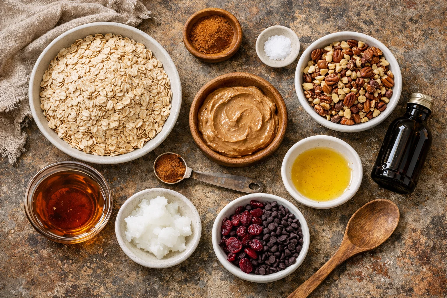 Small-Batch Maple Cinnamon Granola Bars (No Refined Sugar)