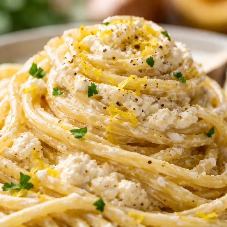 Italian Lemon Ricotta Pasta for Two – A Quick & Tasty Delight