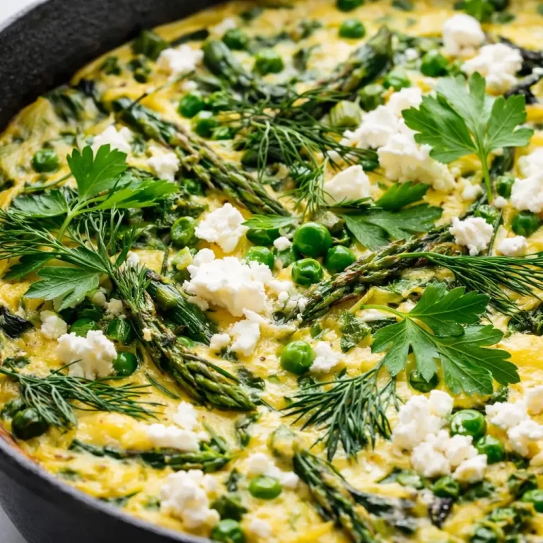 Savory Greek Pea and Herb Frittata for Fresh Flavor Bliss