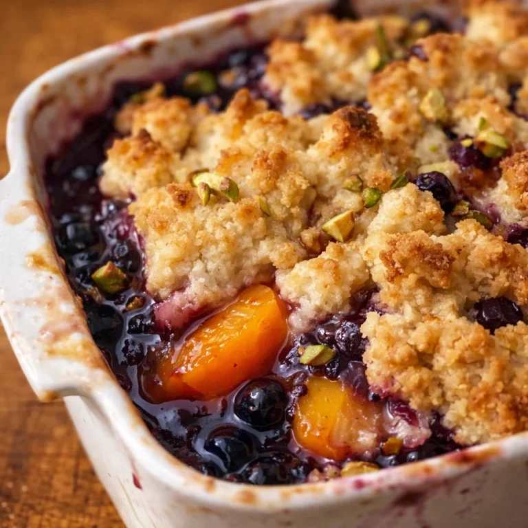 Delicious Small-Batch Apricot Pistachio Crumble Cups with fresh ingredients.