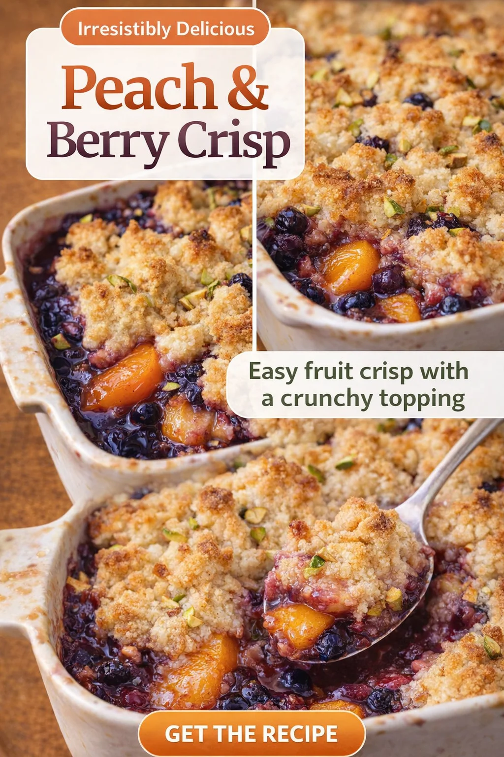 Small-Batch Apricot Pistachio Crumble Cups