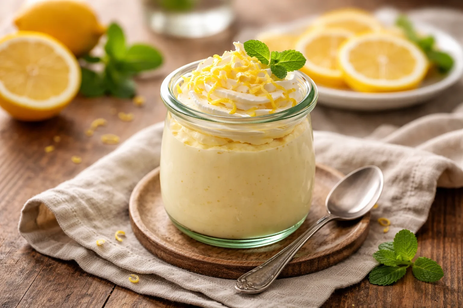 Delicious Cottage Cheese Lemon Mousse Cups for Two to Share