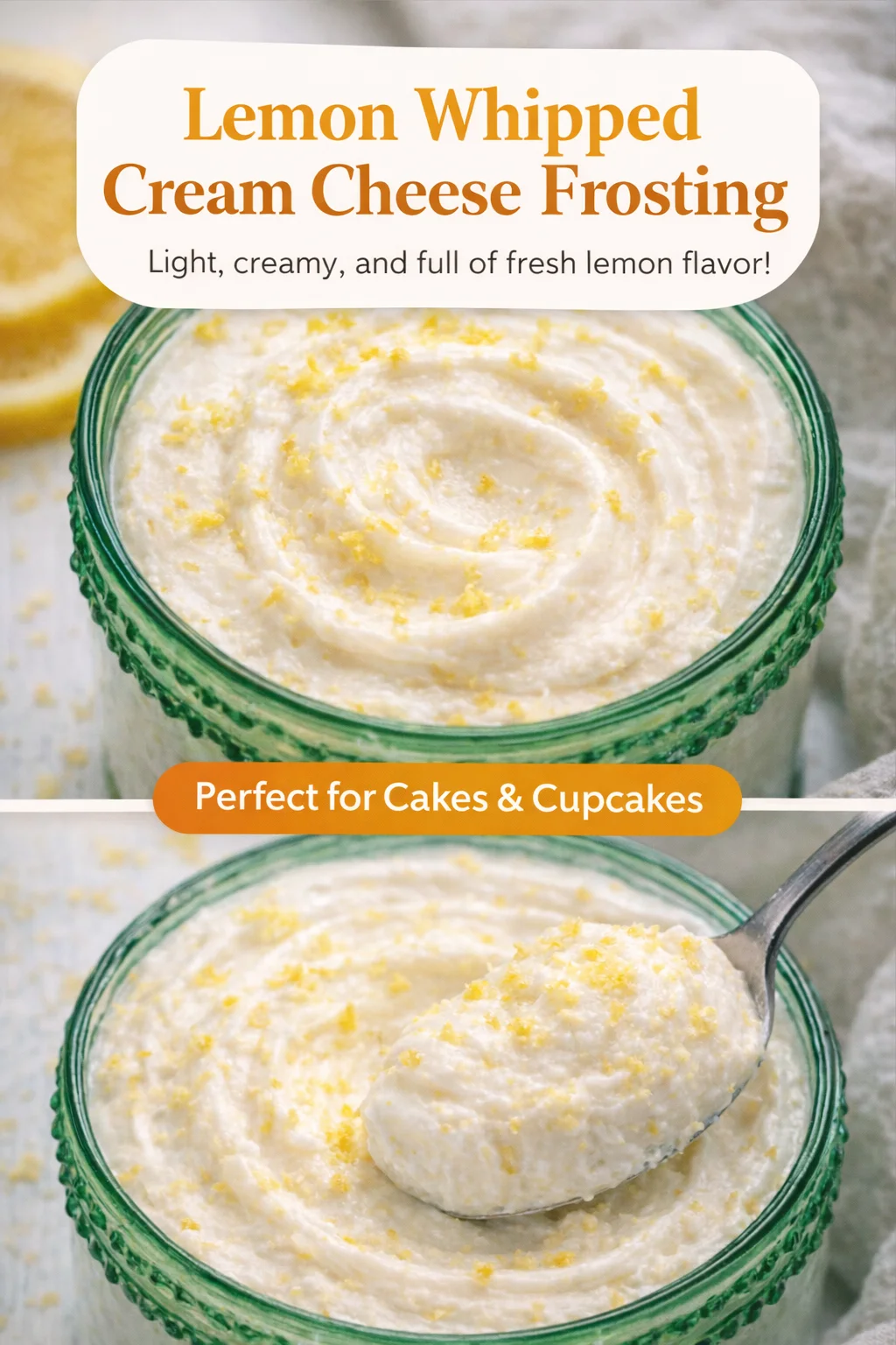 Cottage Cheese Lemon Mousse Cups for Two