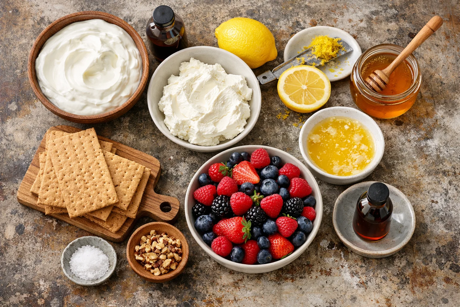 Delicious No-Bake Lemon Berry Yogurt Squares for Easy Snacking