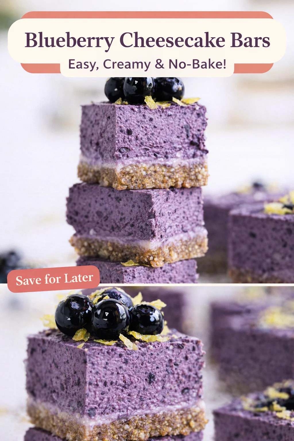 Delicious No-Bake Lemon Berry Yogurt Squares for Easy Snacking