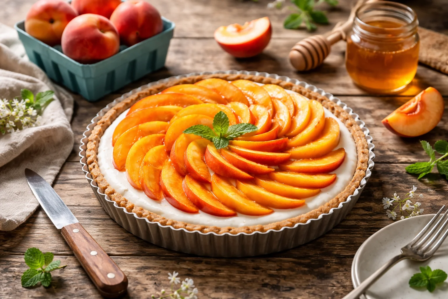 Delicious No-Bake Peach Yogurt Tart Cups to Savor This Summer