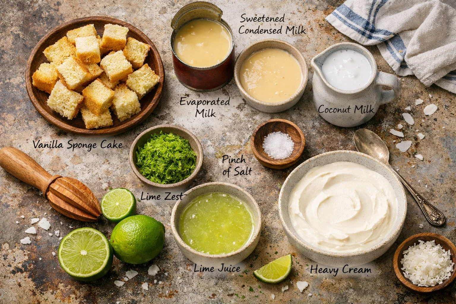 Small-Batch Coconut Lime Tres Leches Cups