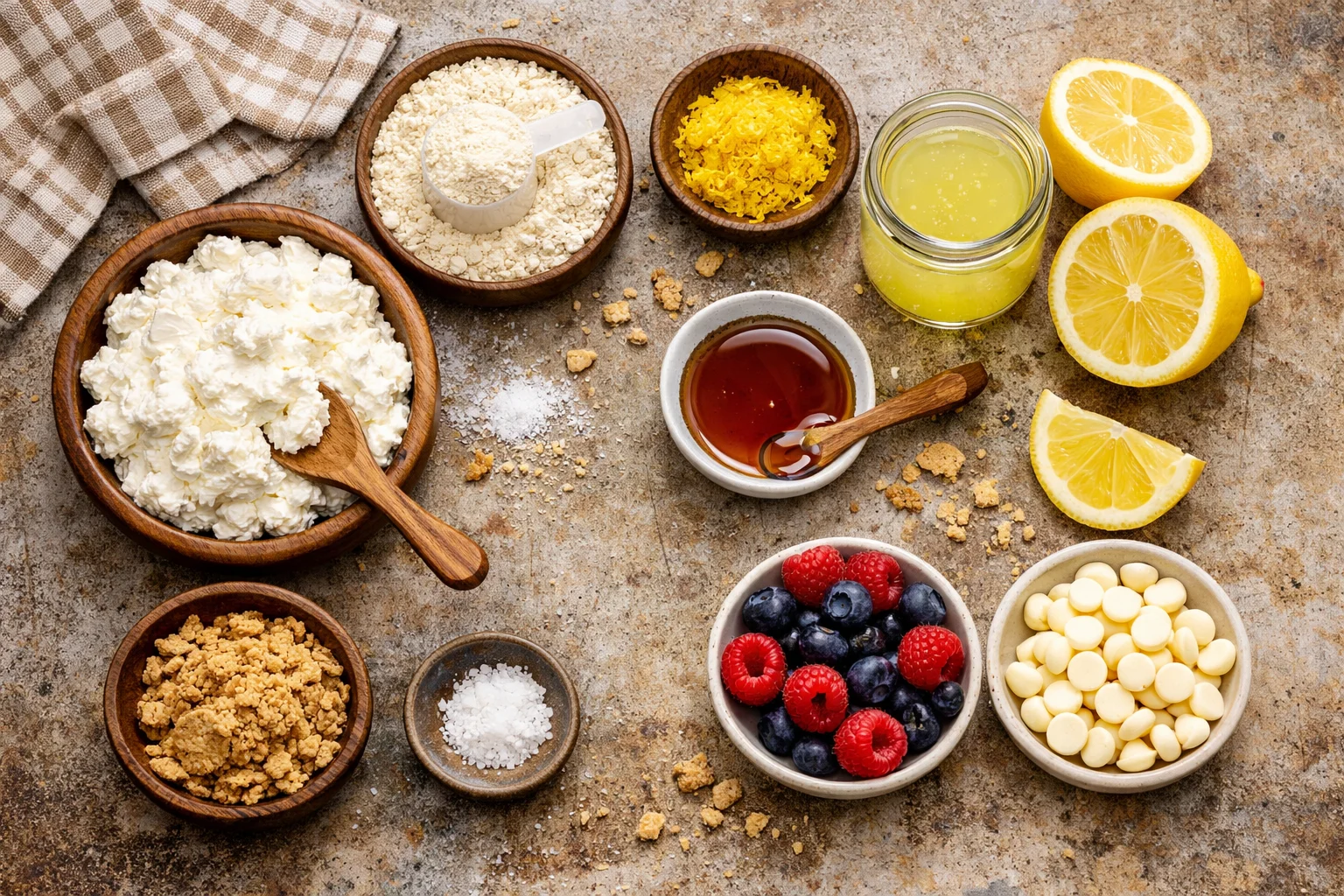 Small-Batch Lemon Ricotta Protein Cups