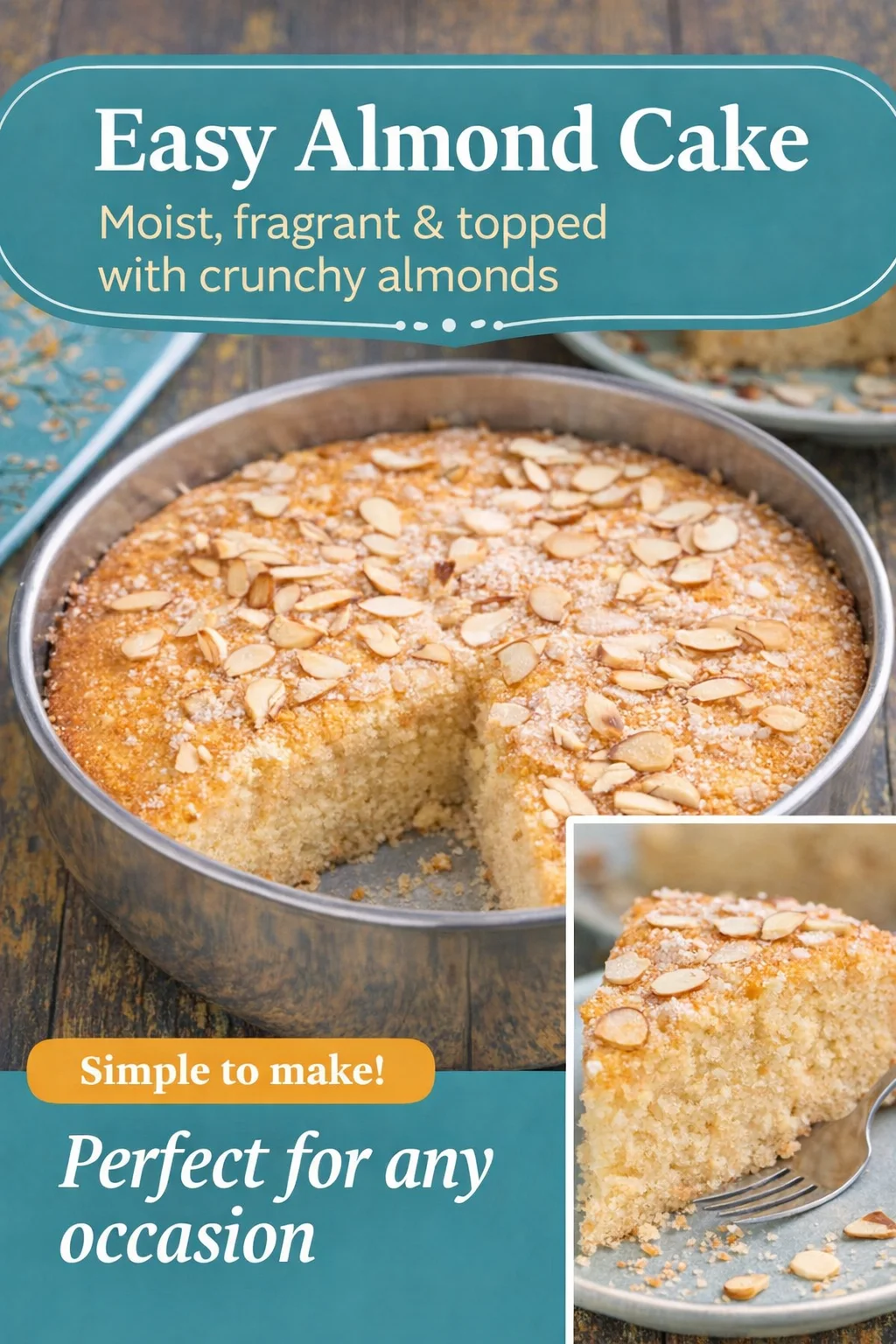 Deliciously Light Mini Orange Blossom Semolina Cake Treats