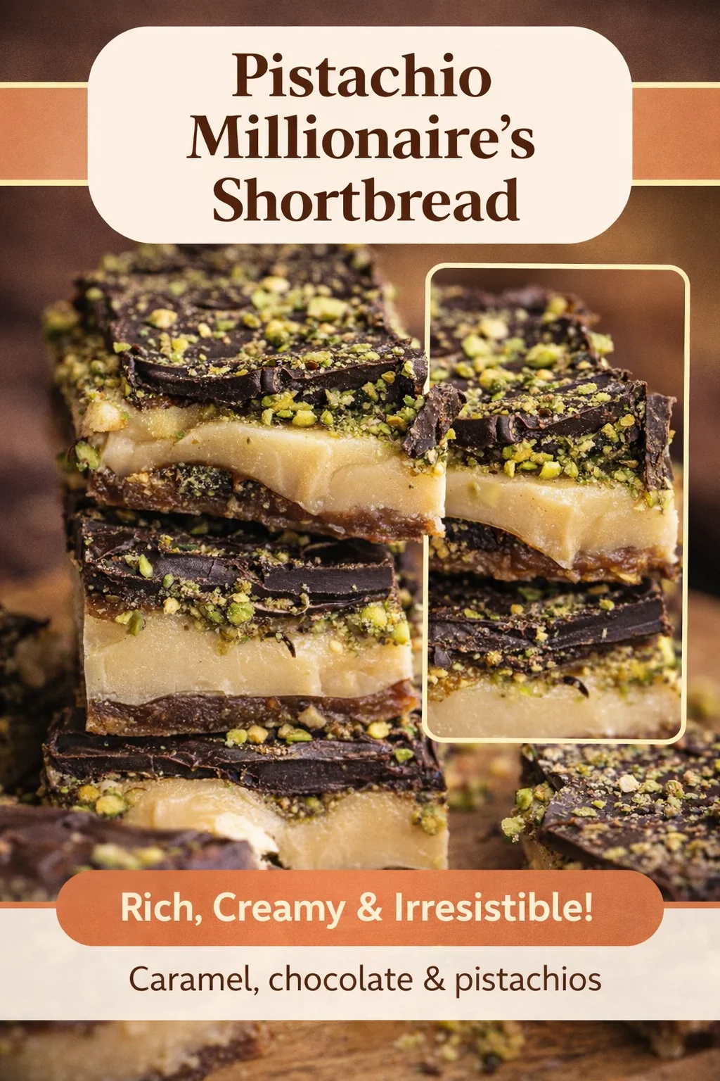 Healthy Pistachio Date Snack Bars