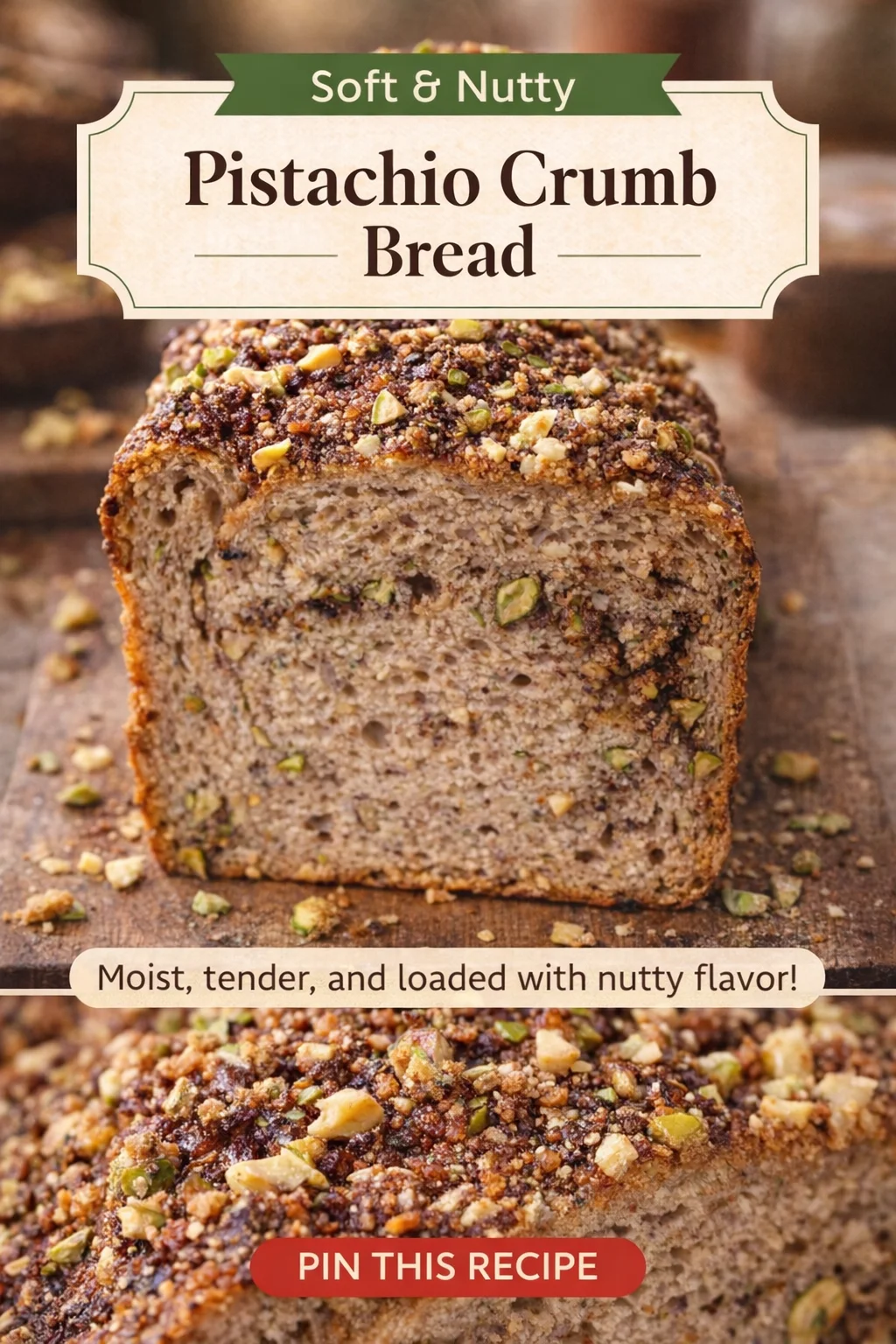 Flourless Pistachio Banana Snack Loaf You'll Love!
