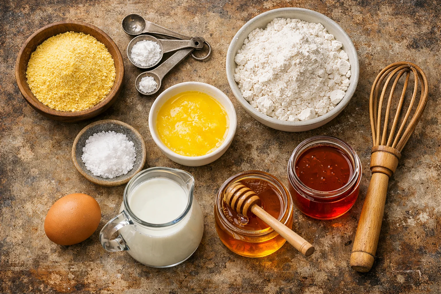 Small-Batch Hot Honey Cornbread Muffins