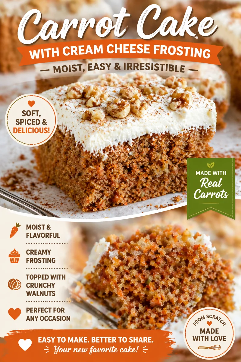 Gluten-Free Carrot Walnut Snack Squares (Healthy & Delicious!)