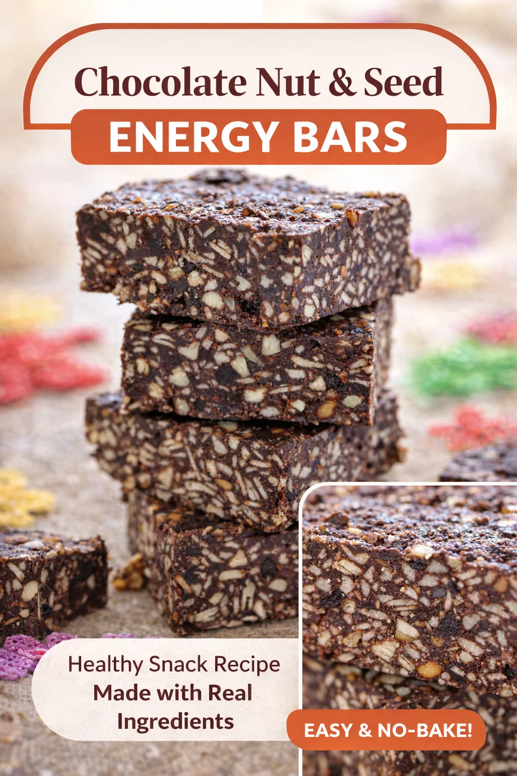 Irresistible No-Bake Tahini Chocolate Slice - Sweet & Nutty Bliss