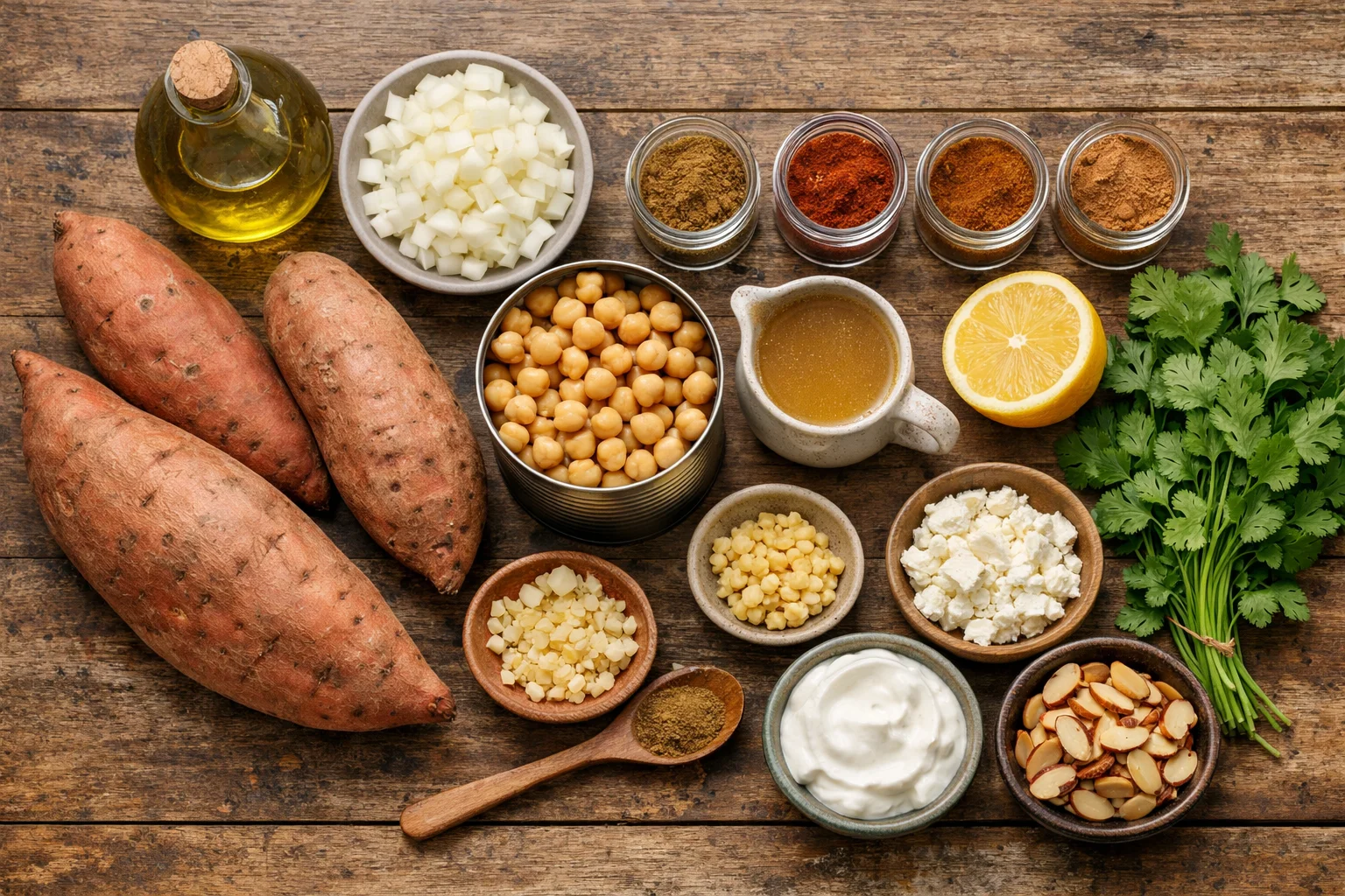 Savory Moroccan Chickpea Stuffed Sweet Potatoes You&rsquo;ll Love