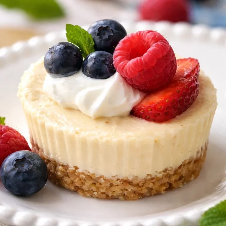 Lemon Coconut Protein Cheesecake Cups - creamy, no-bake dessert with protein.