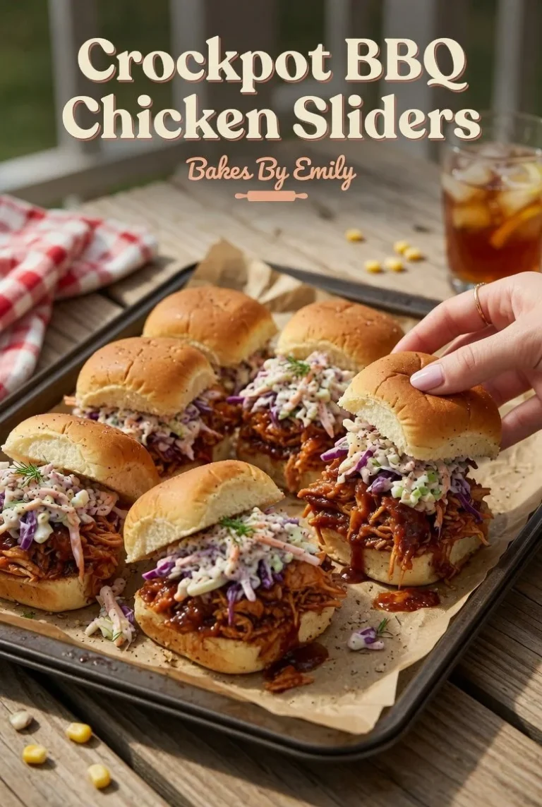 Delicious BBQ chicken sliders made in a slow cooker, perfect for gatherings.