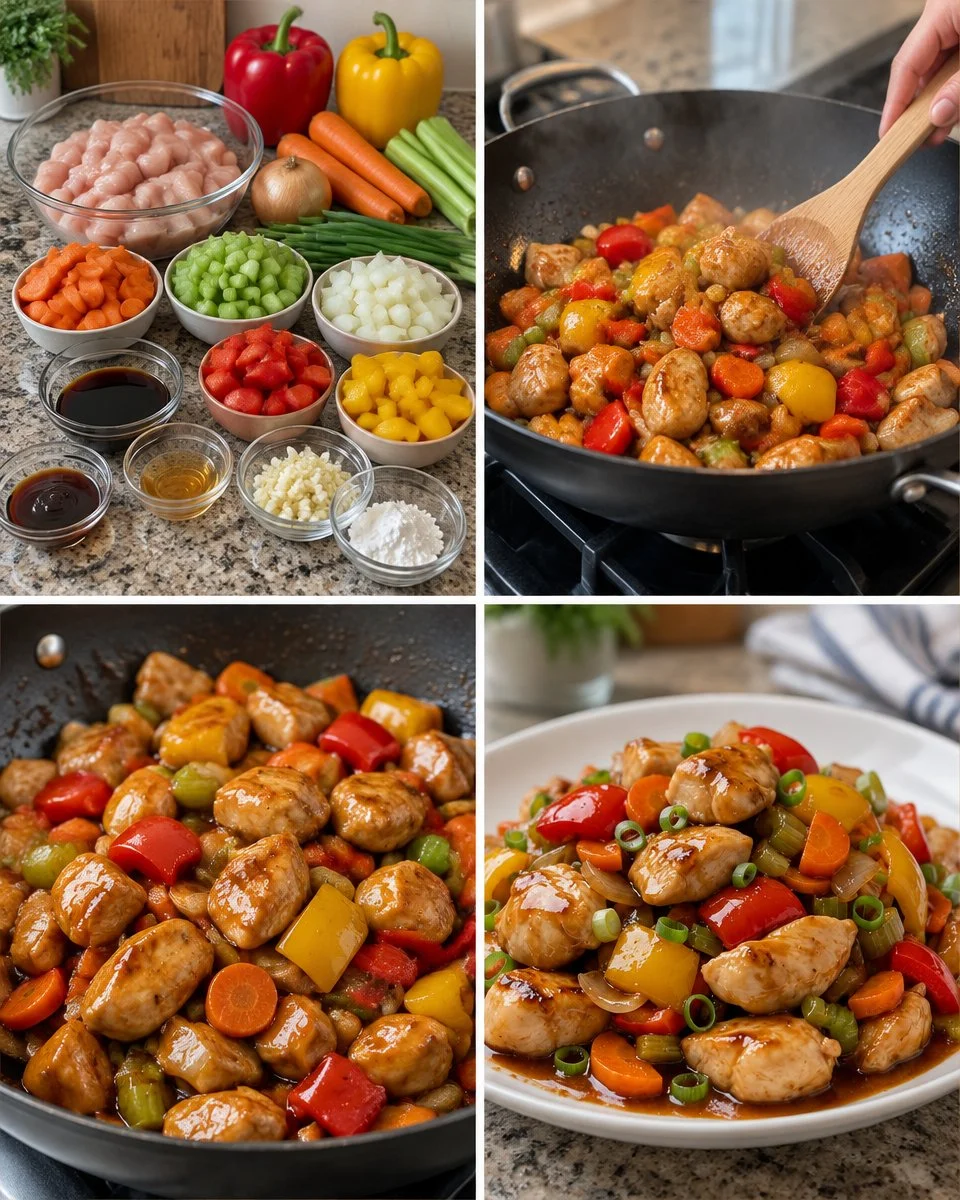 Easy chicken dinner recipe with a delicious sauce