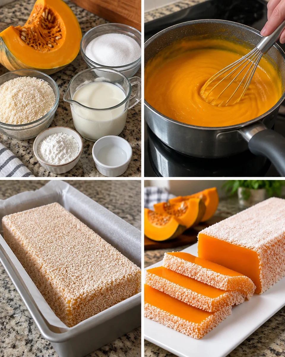 Quick and easy pumpkin dessert made with milk - no baking required